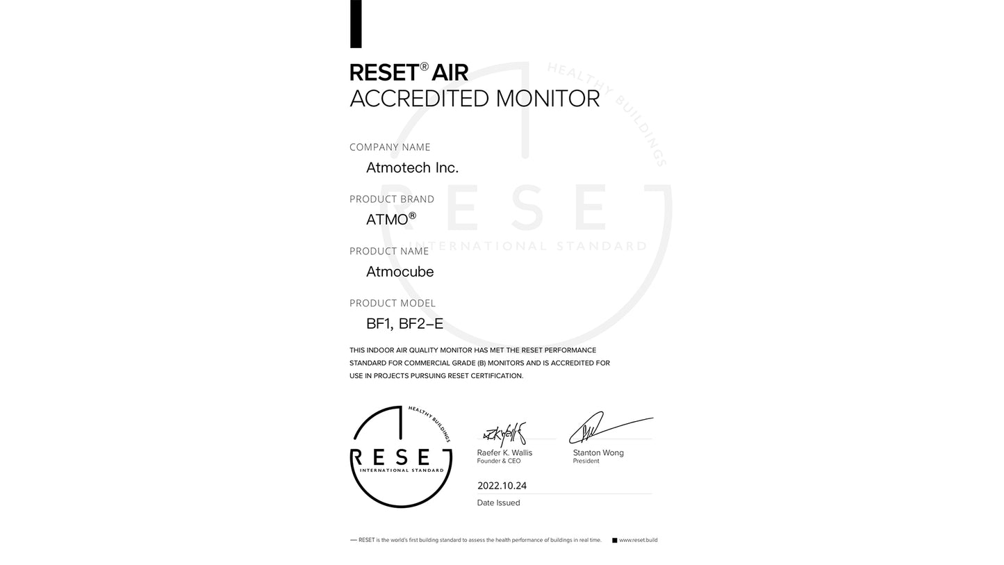 Atmocube – Indoor Air Quality  Monitor